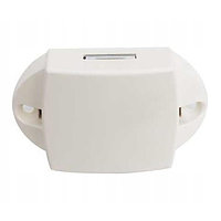 Rim lock white for cupboard, {standard)